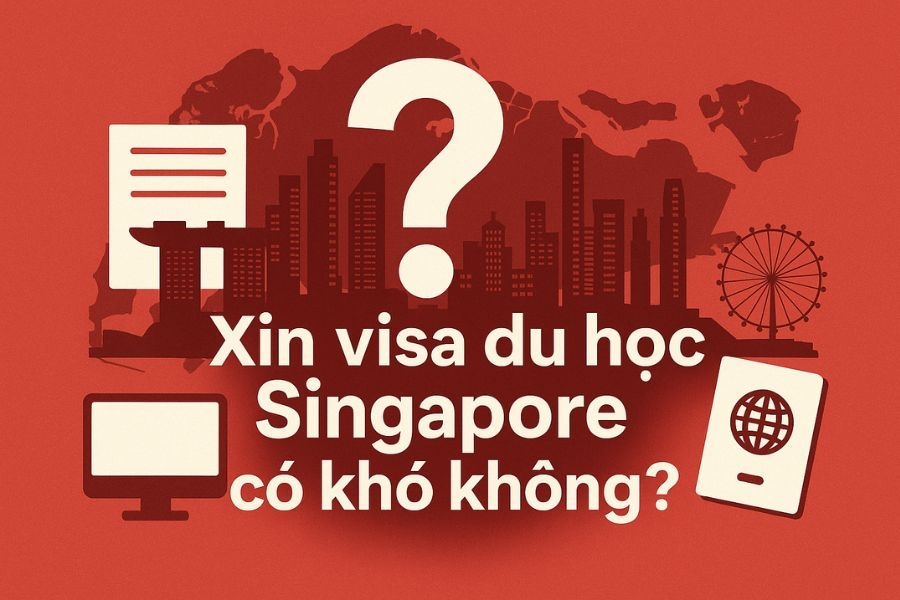 Xin visa du học Singapore có khó không? (Mới nhất)
